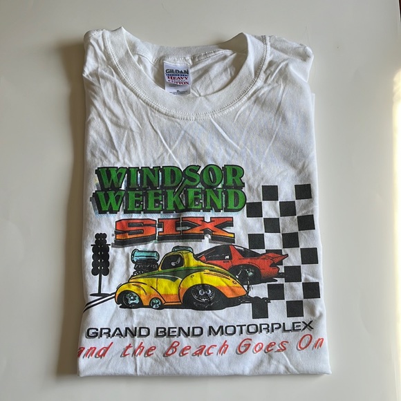 Y2K Windsor Weekend Six / Grand Bend Motorplex / Mens T-Shirt - Picture 3 of 7